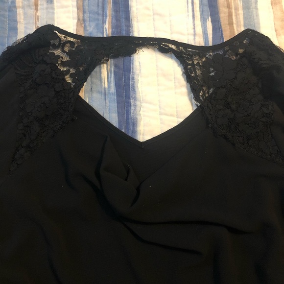 Torrid Black Lace Top - Picture 3 of 4